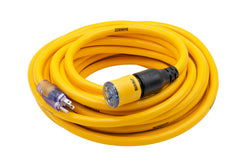 50 Foot 10/3 SJTW DEWALT Click-to-Lock Lighted Extension Cord