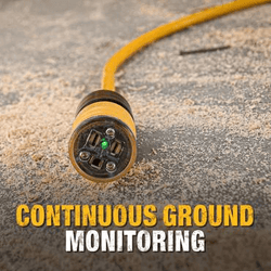 50 Foot 12/3 SJTW DEWALT Click-to-Lock Lighted Extension Cord